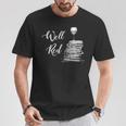 Wine Lovers WELL RED Book Club Drinking T-Shirt Unique Gifts