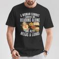 A Woman Cannot Survive On Reading Alone Corgi Book T-Shirt Unique Gifts