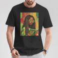 Women Reading Book Educated Black History Month Women T-Shirt Unique Gifts