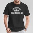 Women's Book Glasses Cool Men Women Kids Reading T-Shirt Unique Gifts