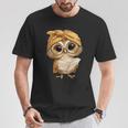 Women's Cute Wise Owl Reading Book With Headscarf T-Shirt Unique Gifts Women's Cute Wise Owl Reading Book With Headscarf T-Shirt Unique Gifts