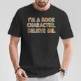 Women's I'm a Book Character Costumes For Kids Storybook Character T-Shirt Unique Gifts Women's I'm a Book Character Costumes For Kids Storybook Character T-Shirt Unique Gifts