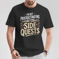 Women's Im Not Procrastinating Im Doing Side Quests Book Lover T-Shirt Unique Gifts Women's Im Not Procrastinating Im Doing Side Quests Book Lover T-Shirt Unique Gifts