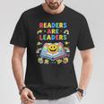 Women's Readers Are Leaders Reading Book Lovers Teacher Rainbow Kids T-Shirt Unique Gifts