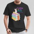 Women's Teaching Spring Semester Bunny Books Pencil Classroom T-Shirt Unique Gifts
