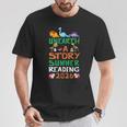 Women's Unearth A Story Summer Reading Program 2026 Dinosaur Book T-Shirt Unique Gifts Women's Unearth A Story Summer Reading Program 2026 Dinosaur Book T-Shirt Unique Gifts