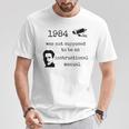 1984 Not An Instruction Manual Orwell Book Lover Themed T-Shirt Unique Gifts 1984 Not An Instruction Manual Orwell Book Lover Themed T-Shirt Unique Gifts