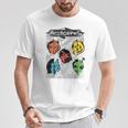 Animorphs Split Face Character Colorful Grid Book Series T-Shirt Unique Gifts