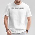 Anti Censorship Read Banned Books T-Shirt Unique Gifts