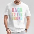 BACK TO THE BOOKS Happy First Day School Future Grads Premium Tri-Blend T-Shirt Unique Gifts BACK TO THE BOOKS Happy First Day School Future Grads Premium Tri-Blend T-Shirt Unique Gifts