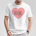 Back To School Heart Love Reading Cute I Love Books T-Shirt Unique Gifts Back To School Heart Love Reading Cute I Love Books T-Shirt Unique Gifts