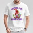 Best Teacher Grandma Gnome With Books For Teacher Mom Saying T-Shirt Unique Gifts