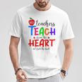 THE BEST TEACHERS TEACH FROM THE HEART NOT BOOK T-SHIRT Men Women T-Shirt Unique Gifts