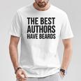 Book Author The Best Authors Have Beards T-Shirt Unique Gifts