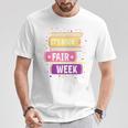 Book Fair Bookworm Library Its Book Fair Week T-Shirt Unique Gifts