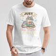 Book Lover Cute Cat Coffee Just 1 More Chapter Cozy Reading T-Shirt Unique Gifts