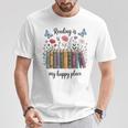 Book Lover Floral Reading Is My Happy Place T-Shirt Unique Gifts Book Lover Floral Reading Is My Happy Place T-Shirt Unique Gifts