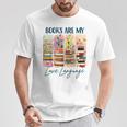 Book Lover Reading Brushstroke Books Are My Love Language T-Shirt Unique Gifts Book Lover Reading Brushstroke Books Are My Love Language T-Shirt Unique Gifts