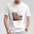 Book Lovers Cats T-Shirt Unique Gifts