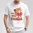 Book Nerd Well Red Panda Cute Bear Book Nerd Zookeeper T-Shirt Unique Gifts