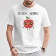 Book Nerd Teacher Apple Backwards E For Men Women Kids T-Shirt Unique Gifts