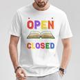 If My Book Is Open Your Mouth Is Closed Reading Books Performance T-Shirt Unique Gifts If My Book Is Open Your Mouth Is Closed Reading Books Performance T-Shirt Unique Gifts