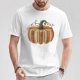 Book Pumpkin Autumn Halloween Literary Readers T-Shirt Unique Gifts