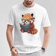 Book Reading Red Panda Reader Animal Cute Red Panda Premium Tri-Blend T-Shirt Unique Gifts Book Reading Red Panda Reader Animal Cute Red Panda Premium Tri-Blend T-Shirt Unique Gifts