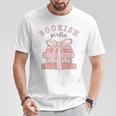 Bookish Girlie Coquette Bow Book Lover Pink Feminine Reader T-Shirt Unique Gifts