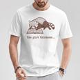 Bookish Red Panda Reading Fiction Book Vintage Bookworms Premium Tri-Blend T-Shirt Unique Gifts