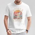 Books And Coffee Reading Book Lover Bookworm T-Shirt Unique Gifts