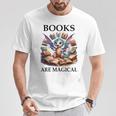 Books Are Magic Book Dragon ShirtReading Books Are Magical T-Shirt Unique Gifts Books Are Magic Book Dragon ShirtReading Books Are Magical T-Shirt Unique Gifts