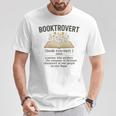Booktrovert Definition Aesthetic Book Lovers Men Women Kids T-Shirt Unique Gifts
