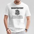 Booktrovert Definition Book Lover Bookworm Bookish Reading T-Shirt Unique Gifts Booktrovert Definition Book Lover Bookworm Bookish Reading T-Shirt Unique Gifts