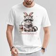 Booktrovert Raccoon Reading Book Iced Coffee Lover T-Shirt Unique Gifts Booktrovert Raccoon Reading Book Iced Coffee Lover T-Shirt Unique Gifts
