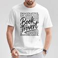 Booktrovert Reader Introvert Book Lover Premium Tri-Blend T-Shirt Unique Gifts