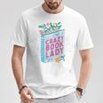 Bookworm Avid Reader Book Reading Nerd Crazy Book Lady T-Shirt Unique Gifts