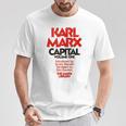 Capital Karl Marx Vintage Book Cover T-Shirt Unique Gifts