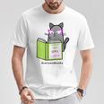 Cats And Books Happiness Cartoon Cat Pun For Women T-Shirt Unique Gifts Cats And Books Happiness Cartoon Cat Pun For Women T-Shirt Unique Gifts