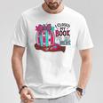 I Closed My Book To Be Here Fall Pumpkin T-Shirt Unique Gifts