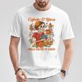 Coffee & Reading Book Lover Mexican Latina Cafecito & Libros T-Shirt Unique Gifts
