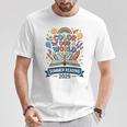 Color Our World Summer Reading 2025 Book Wildflowers T-Shirt Unique Gifts