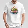 Colorful Books Love Books Watercolor Booklover Performance T-Shirt Unique Gifts Colorful Books Love Books Watercolor Booklover Performance T-Shirt Unique Gifts