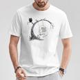Cute Ghost Swinging Reading Book Halloween Ghost Costume T-Shirt Unique Gifts Cute Ghost Swinging Reading Book Halloween Ghost Costume T-Shirt Unique Gifts