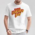 Dad Of The Birthday Boy Fun Comic Book Graphic T-Shirt Unique Gifts