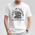 Dark Romance Merch Spicy Book Lover No Triggers Warning T-Shirt Unique Gifts
