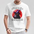 Some Days You Just Have To But On Cat Witch Reading Book T-Shirt Unique Gifts