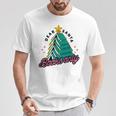 Dear Santa Books Only Christmas Book Tree T-Shirt Unique Gifts