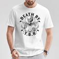 Death By TBR To Be Read Skeleton Reading Book Bookish T-Shirt Unique Gifts