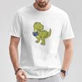 Dinosaur Book LoverRex Sad Arms Too Short To Reader Premium Tri-Blend T-Shirt Unique Gifts